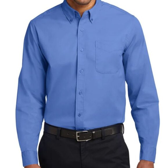 Port Authority Other - Easy Care Wrinkle Resistant Long Sleeve Button Down Shirt w/ Pocket